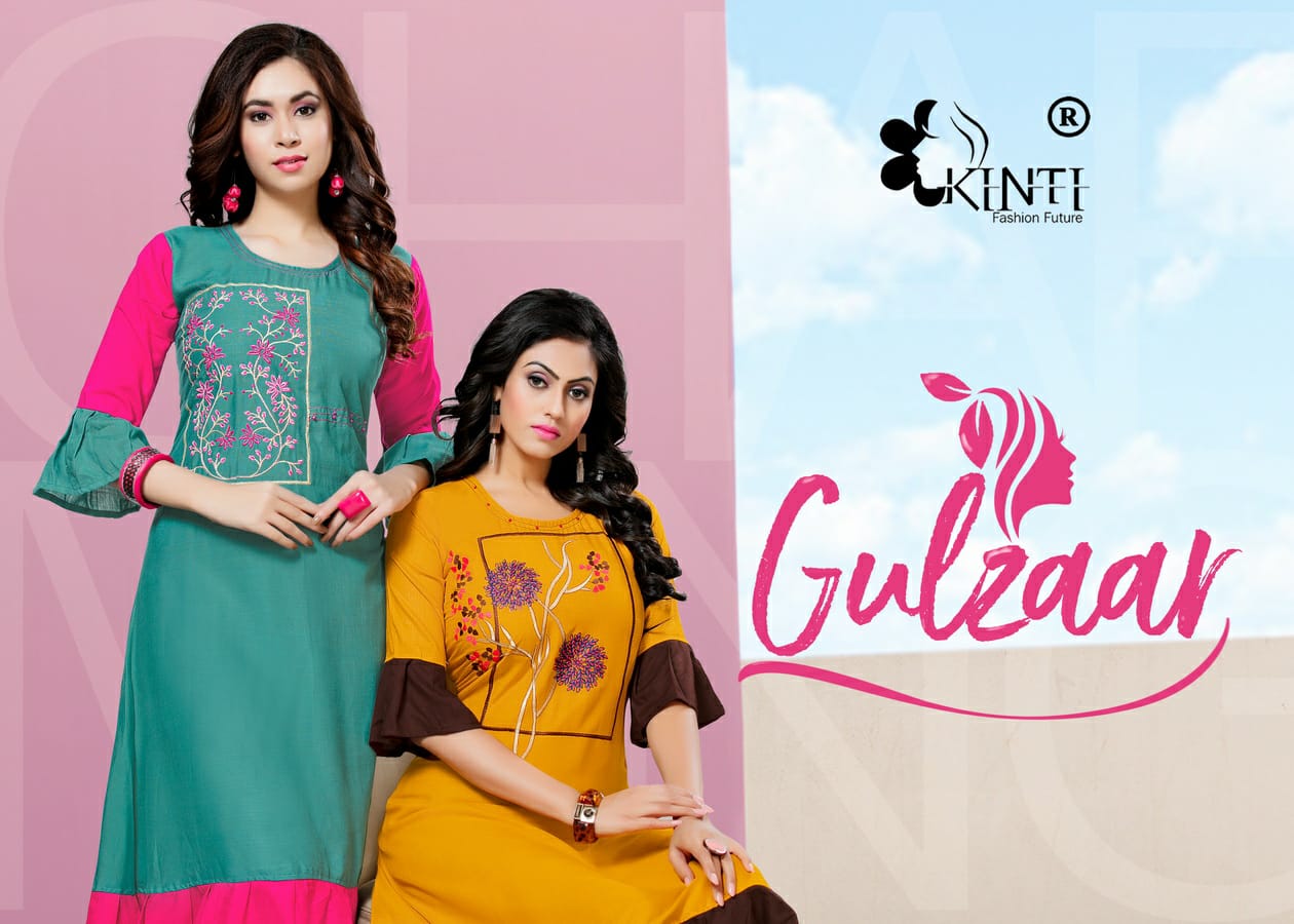 Gulzar By Kinti Kali Style Designer Kurtis Wholesaler In Surat