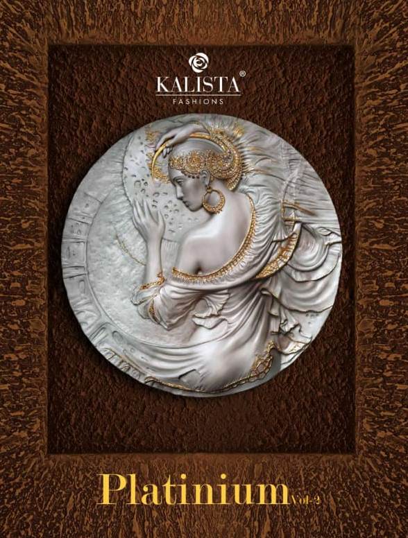 Kalista Fashions Platinum Vol 2 Heavy Georgette Party Wear Saree Catlog Collection