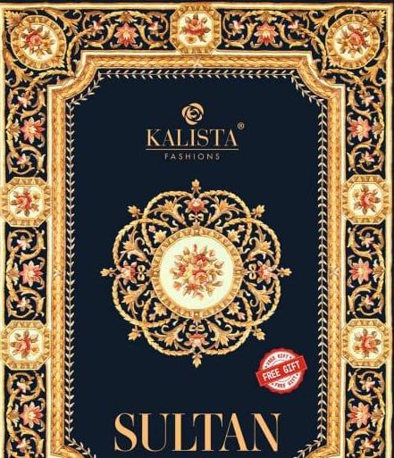 Kalista Present Sultan Designer Saree With Free Gift Purse Concept