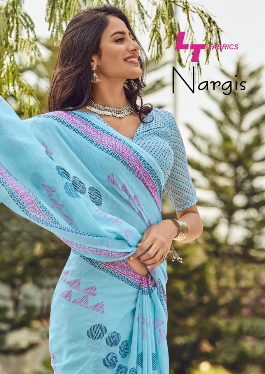 Nargis By Lt Fashion Pure Linen Traditional Wear Saree Online Wholesale Store