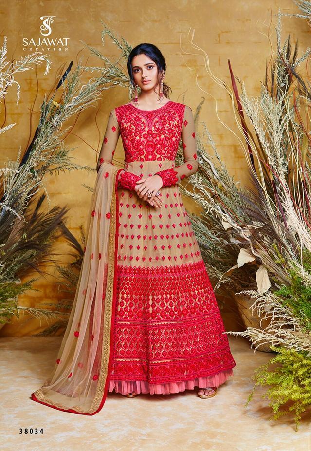 Sajawat Begam Vol 4 Ready Made Anarkali Salwar Kameez Wholesaler