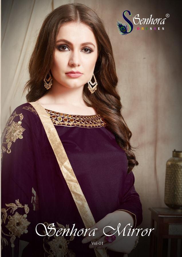 Senhora Mirror Vol 1 Tapeta Silk Embroidery Patiyala Salwar Suit Seller