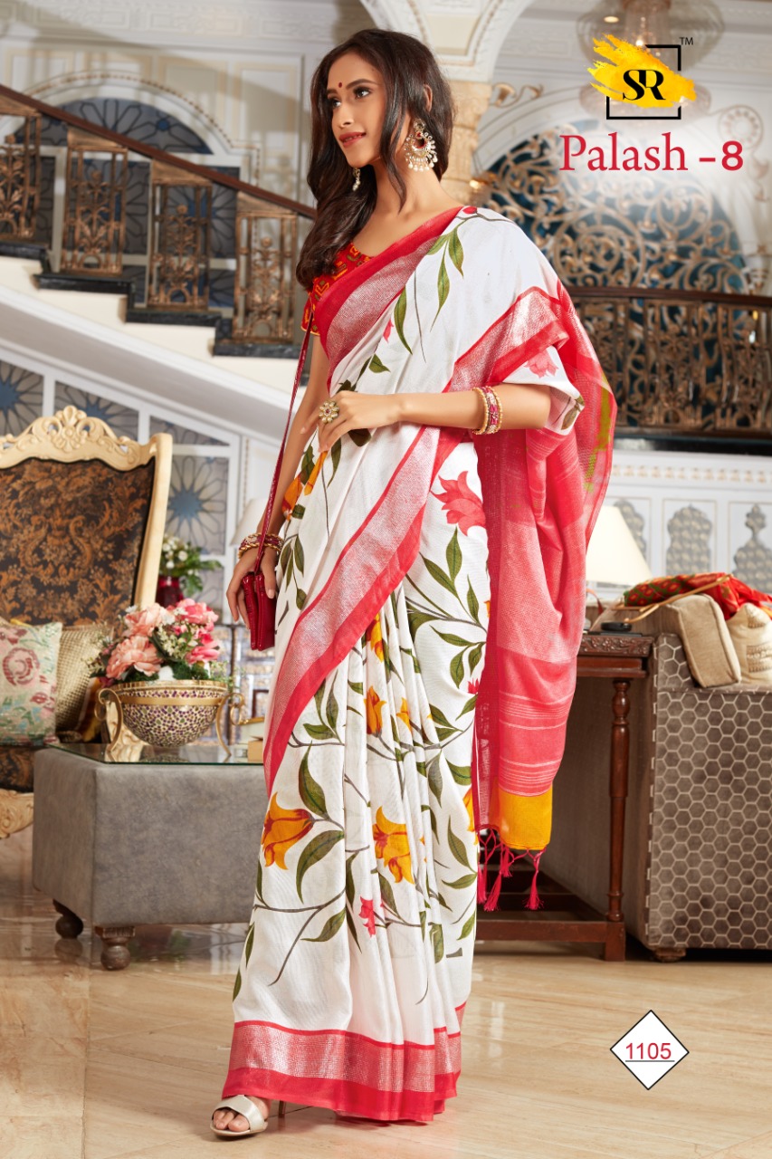 Sr Launch Christmas Special Mix Fabrics Festival Collection Saree Supplier