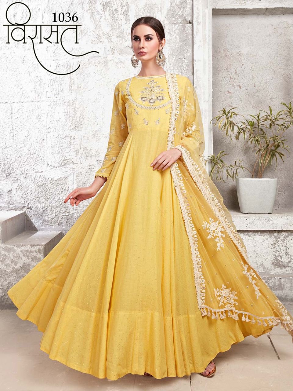Stylishta Present Virasat Vol 8 Ready Made Exclusive Gown Collection