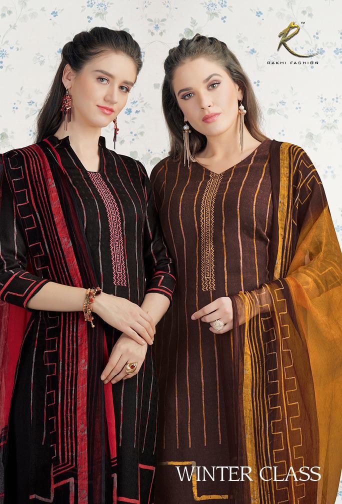 Winter Class By Rakhi Pashmina Print 7358-7462 Series Salwar Suit Wholesale Rate
