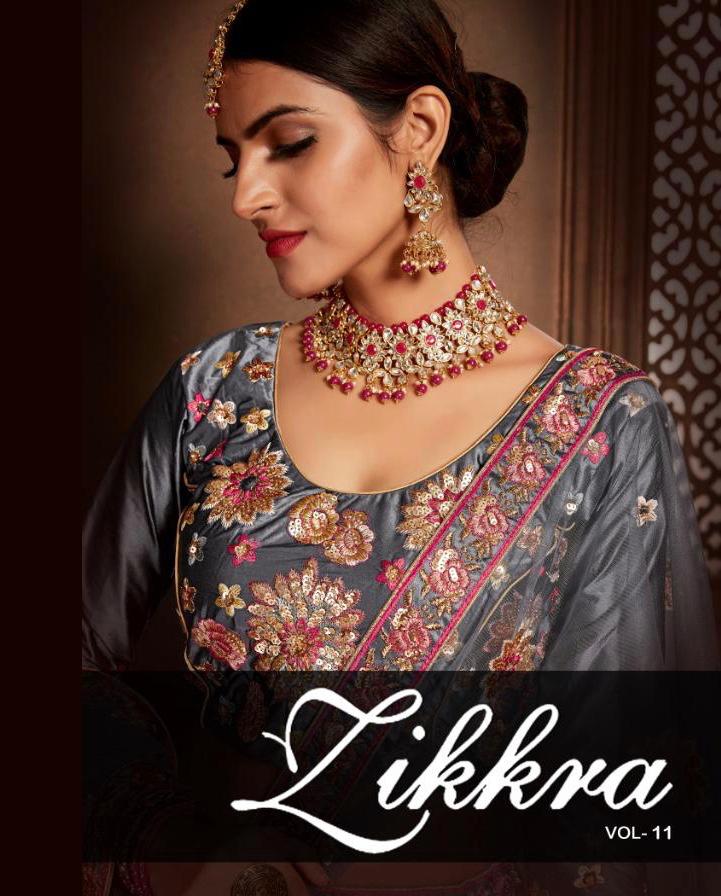 Zikkra Vol 11 Series 11001-11009 Silk Wedding Lehenga Choli Wholesaler