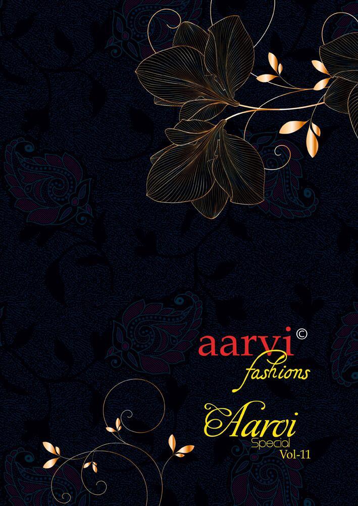 Aarvi Fashion Aarvi Special Vol 11 Cotton Dress Materials Supplier Wholesale