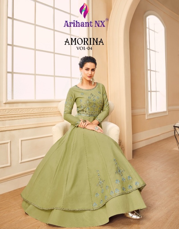 Arihant Amorina Vol 4 Readymade Gown Wholesale Place In Surat Market