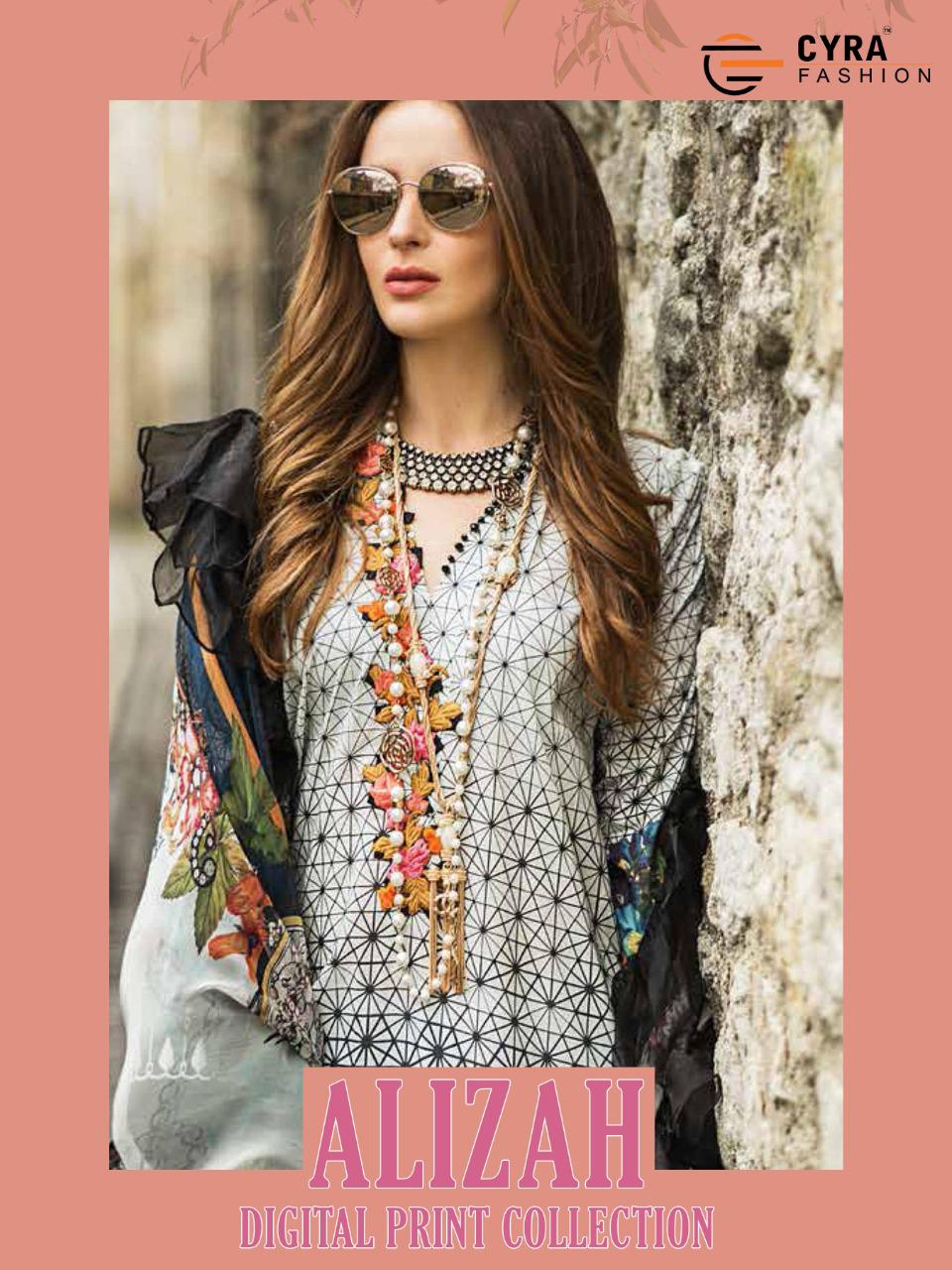 Cyra Fashion Alizah Collection Jam Cotton Pakistani Dress Materials