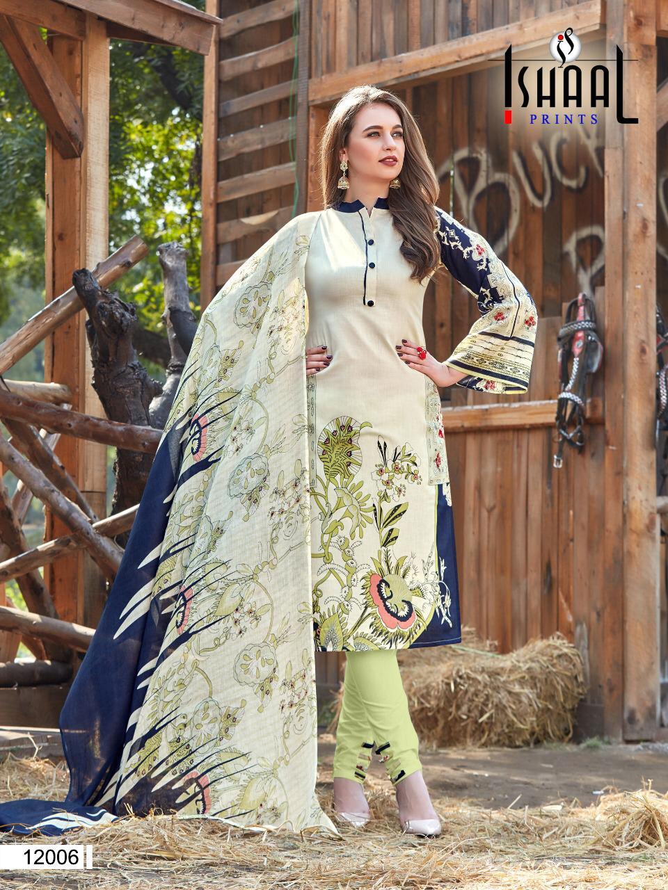 Ishaal Gulmohar Vol 12 Lawn Printed Dress Materials Designs For 2020 Collection