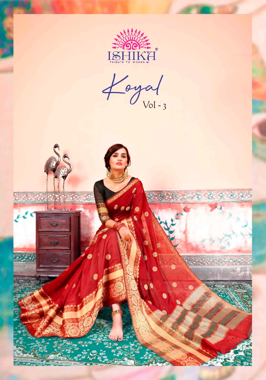 Ishika Koyal Vol 3 Cotton Silk Saris Wholesaler In Surat
