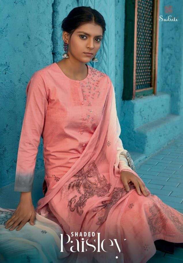 Itrana Paisley Viscose Modal Digital Print With Handwork Dress Designs Collection