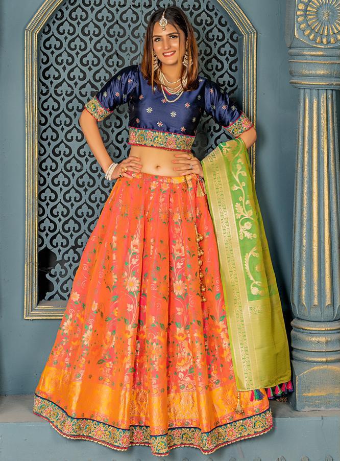Peafowl Vol 48 Banarasi Silk Bridal Lehanga Good Looking Designs Collection
