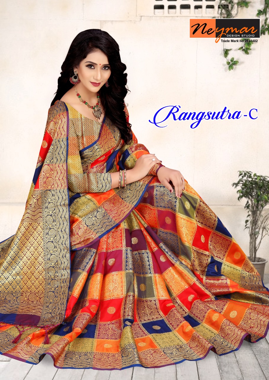 Rangsutra C By Neymar Ethnic Wear Fancy Saree Collection Wholesale Price