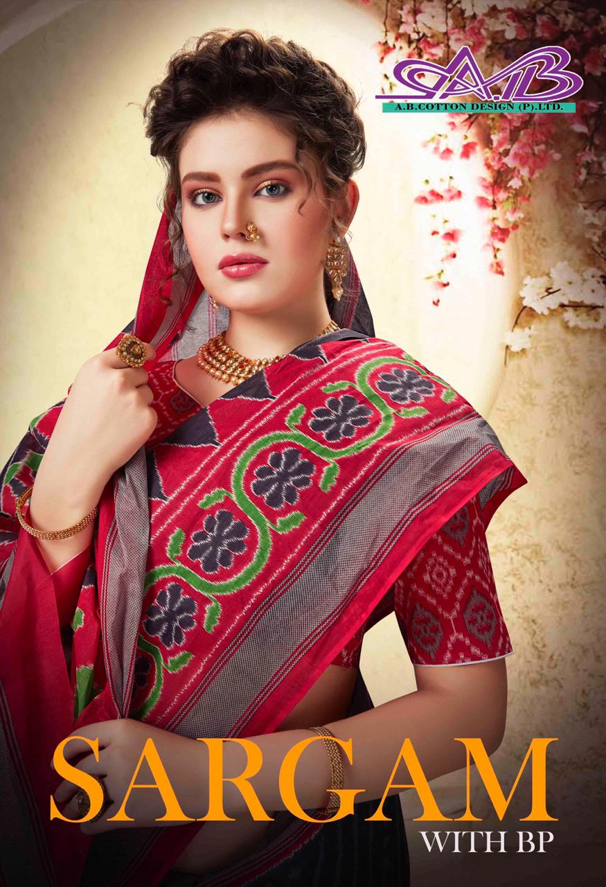 Ab Cotton Present Sargam Cotton Printed Casual Wear Summer Saree Collection