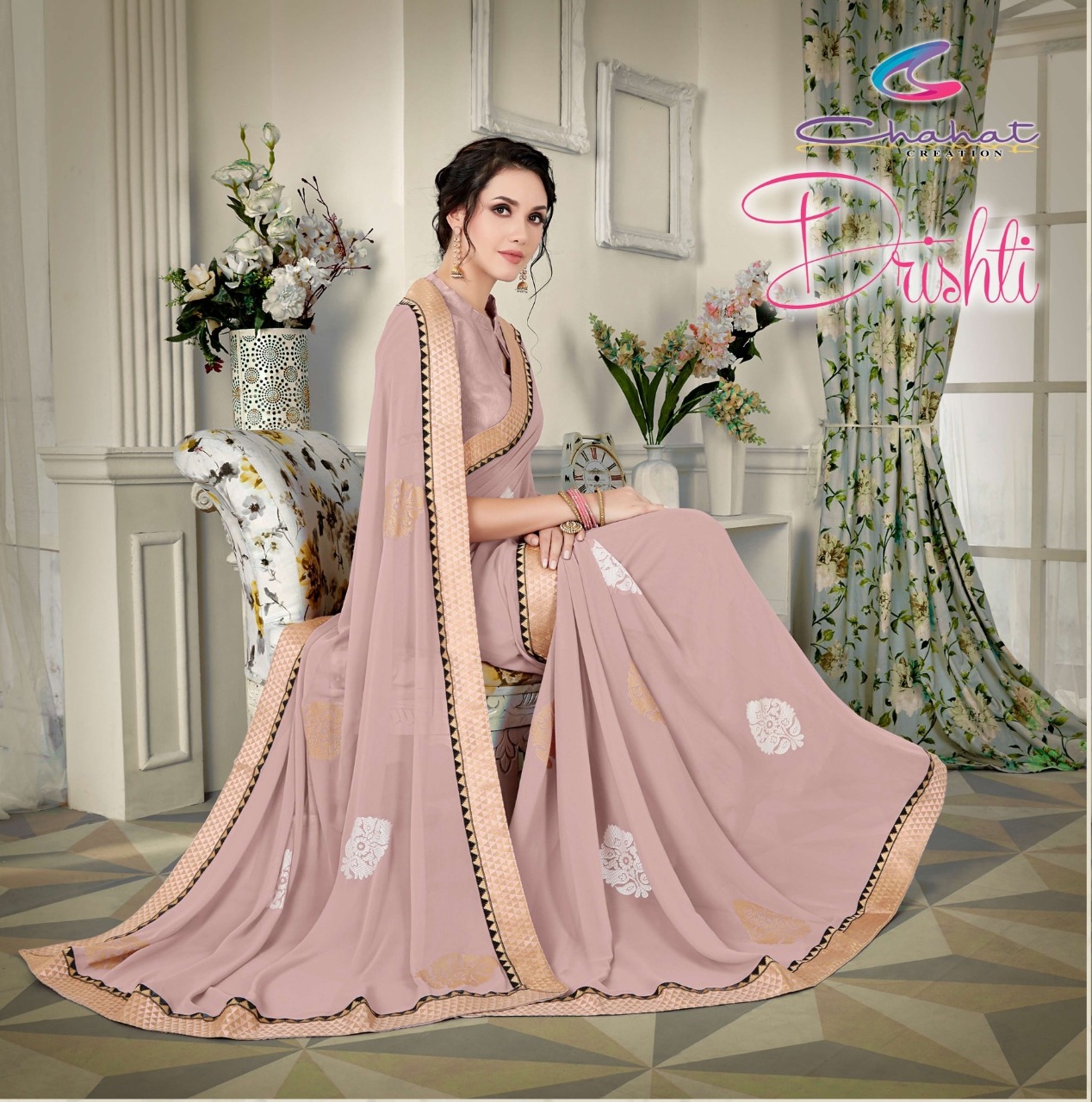 Chahat Drishti Casual Wear Ladies Saris Buy Online At Cheap Rates