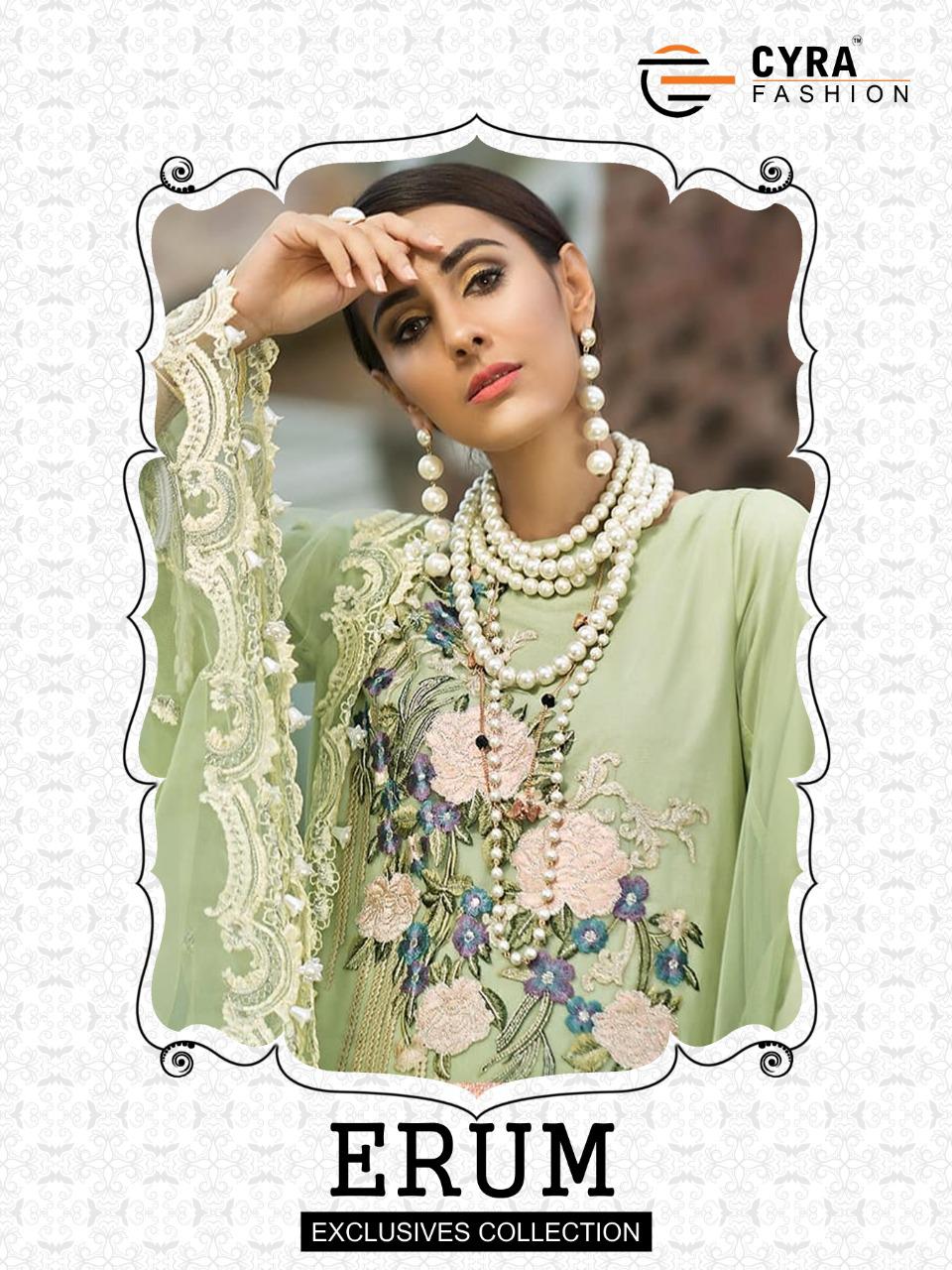 Cyra Fashion Erum Pakistani Pattern Net Dresses Collection