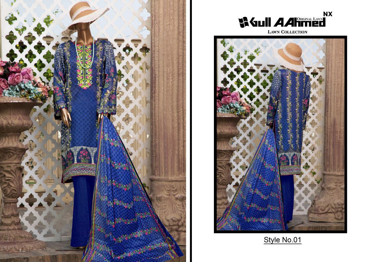 Gull Ahmed Nx Lawn Printed Pakistani Suits 2020 Collection