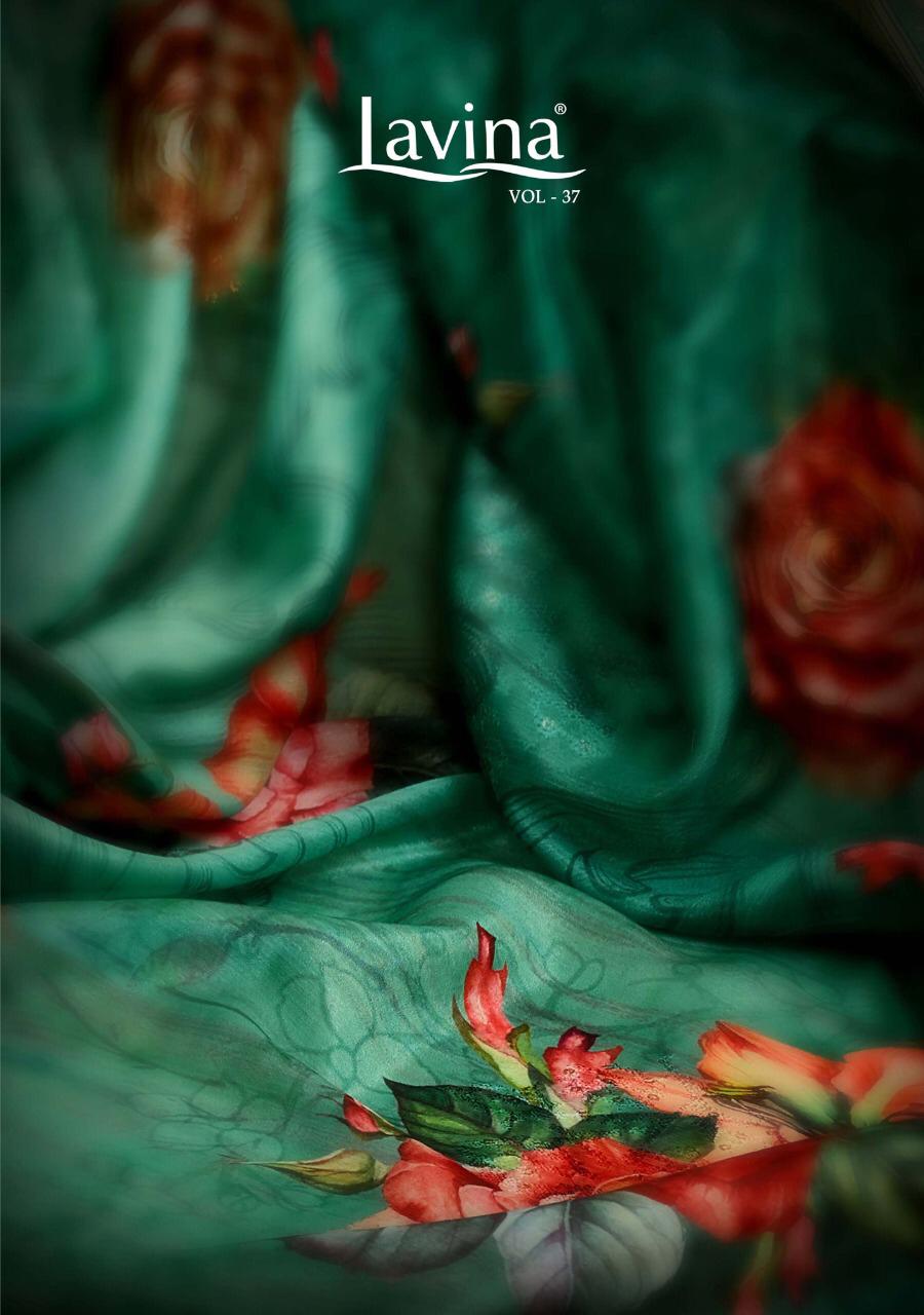 Lavina Vol 37 Georgette Sequence Embroidered Ladies Suits Wholesaler