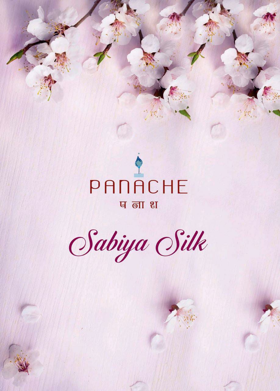 Panache Present Sabiya Silk 4101-4108 Series Cotton Work Fancy Saree Wholesaler