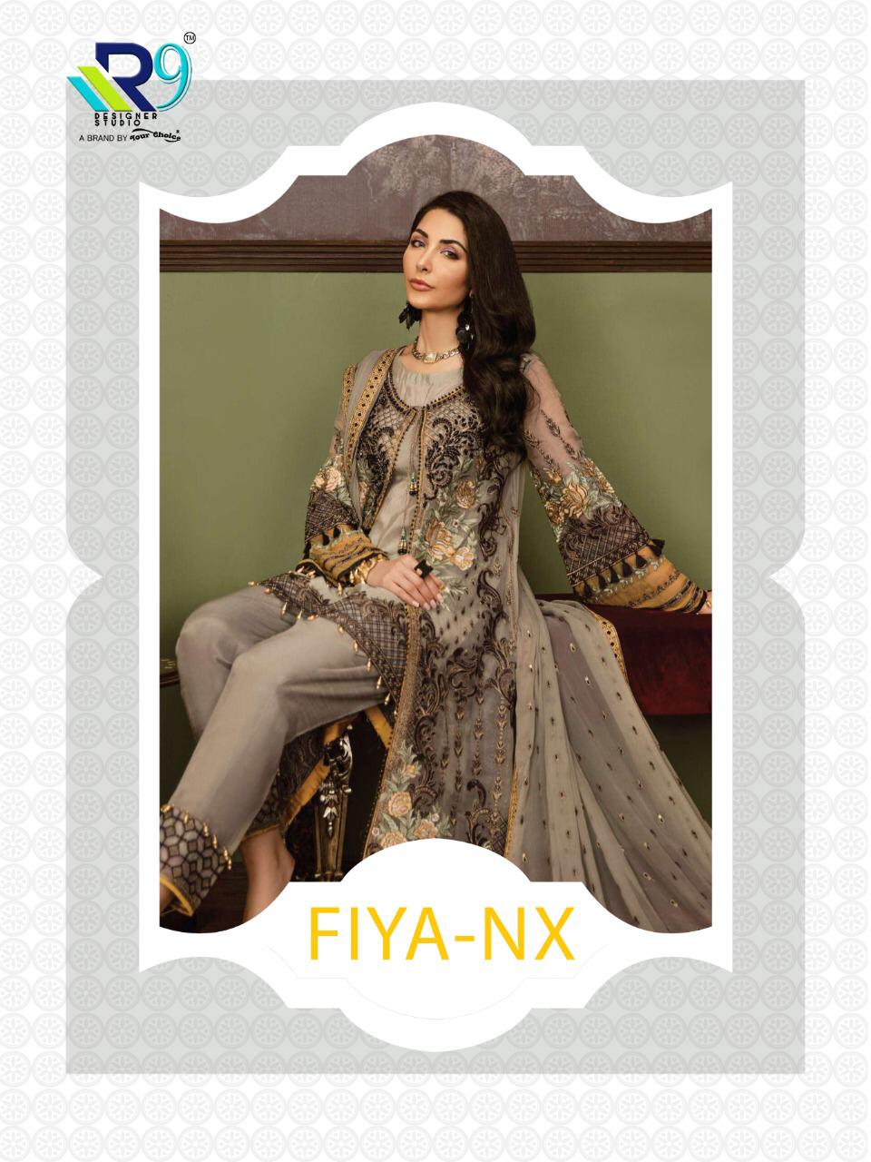 R9 Present Fiya Nx Georgette Pakistani Work Suits Collection