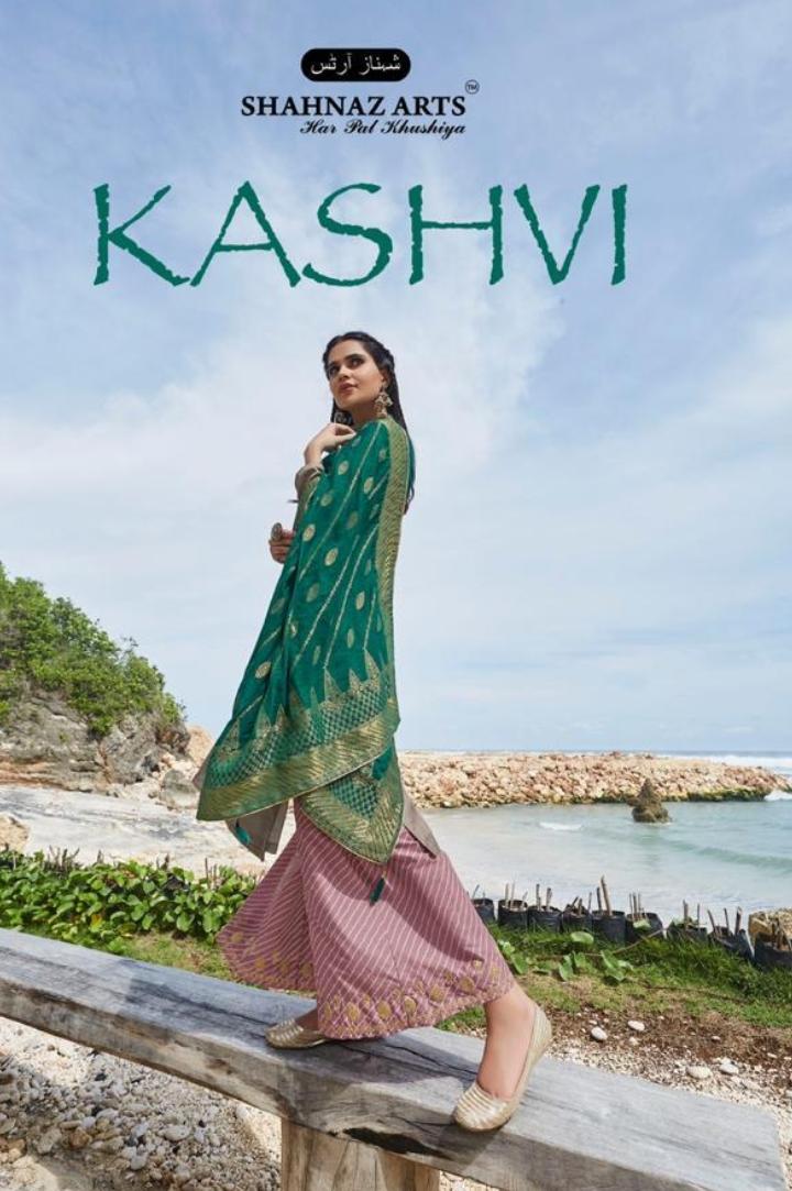 Shahnaz Arts Kashvi Jam Cotton Embroidery Dress Collection