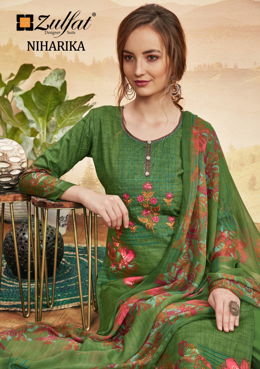 Zulfat Niharika Cotton Summer Wear Salwar Kameez