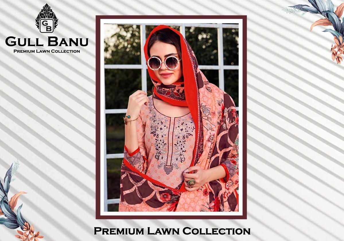 Gullaahmed Lawn Collection Gull Banu Vol 1 Lawn Salwar Suit