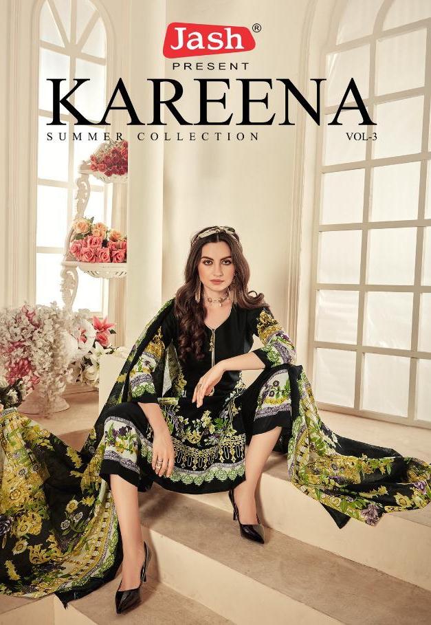 Jash Present Kareena Vol 3 Cotton Print Salwar Suit Summer Collection