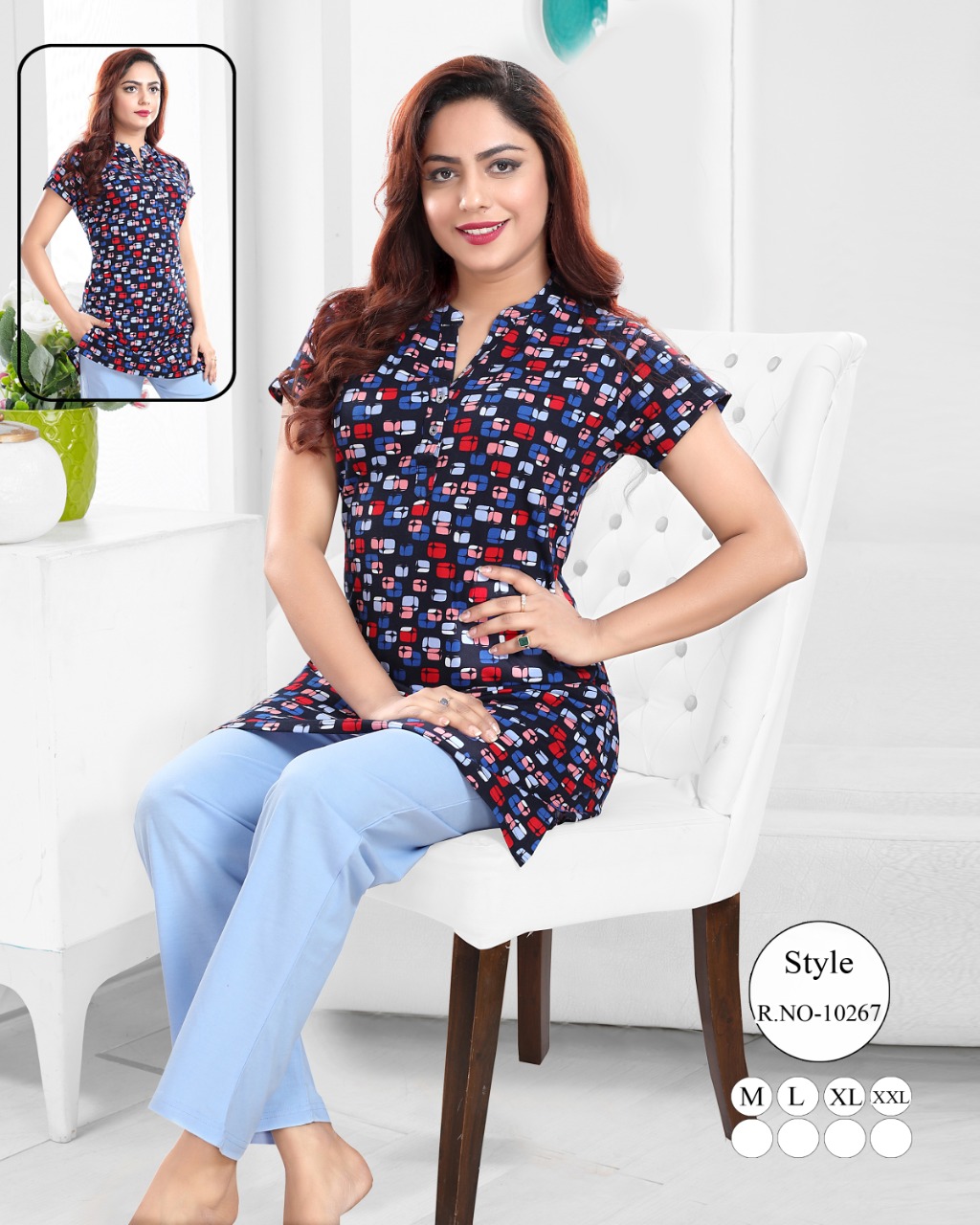 Kavyansika Fashion 172 Cotton Night Suit Collection
