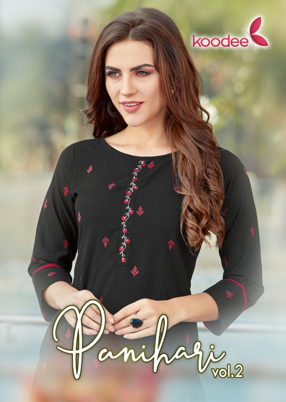 Koodee Launch Panihari Vol 2 Cotton Kurti With Pant Design