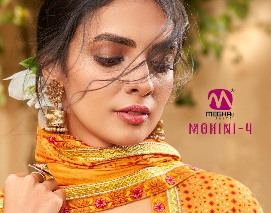 Meghali Suit Mohini Vol 4 Elegant Looks Designer Ladies Salwar Suits