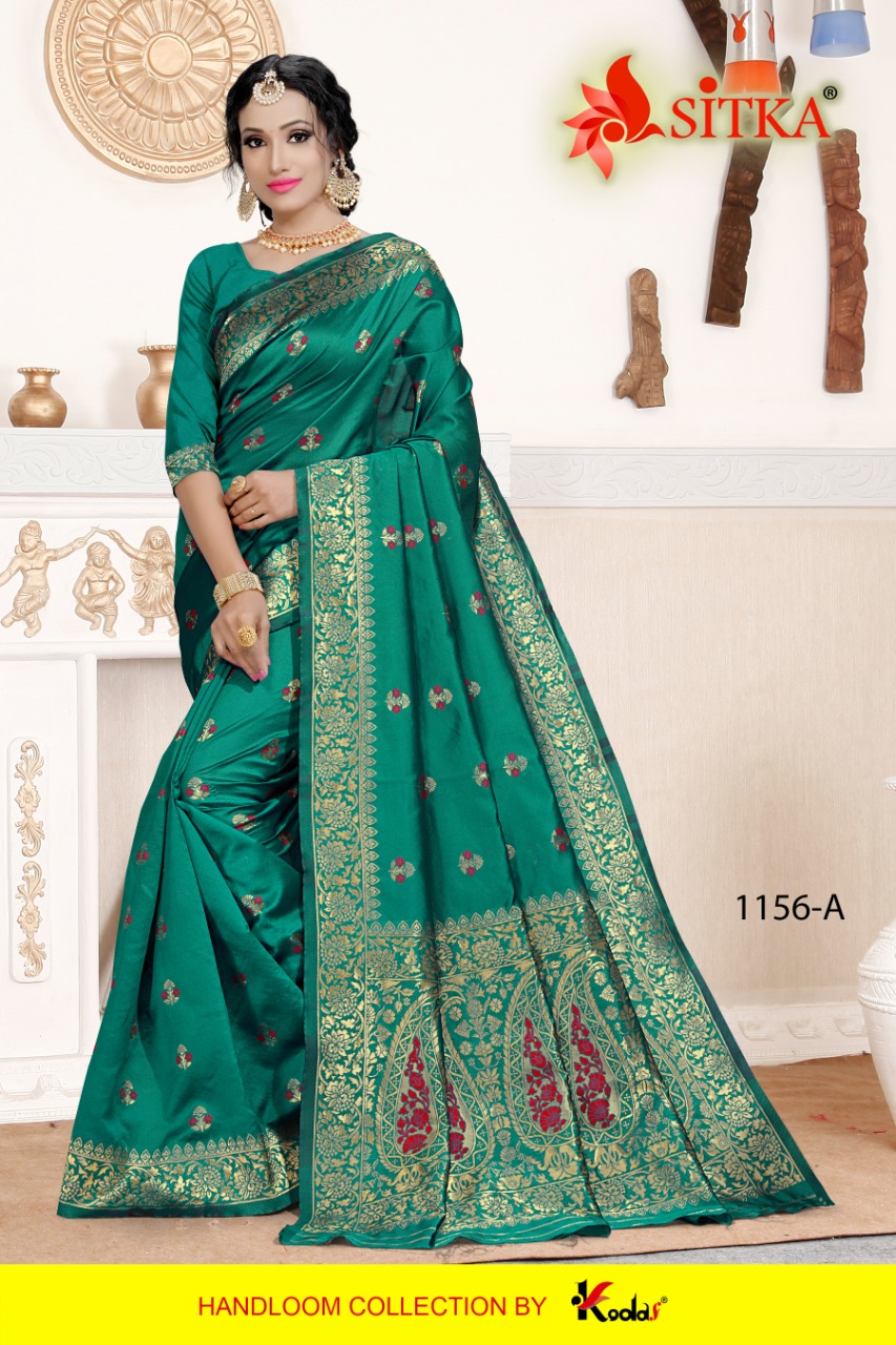 Sitka Launch Phanton 1156 Cotton Silk Designer Saree
