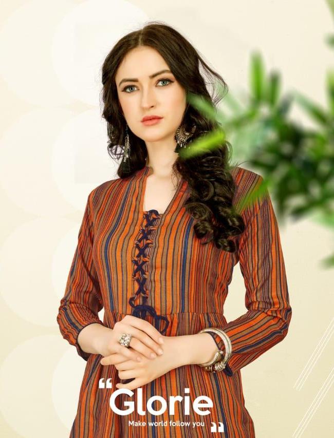 Vrunda Tex Glorie Rayon Printed Short Top Collection