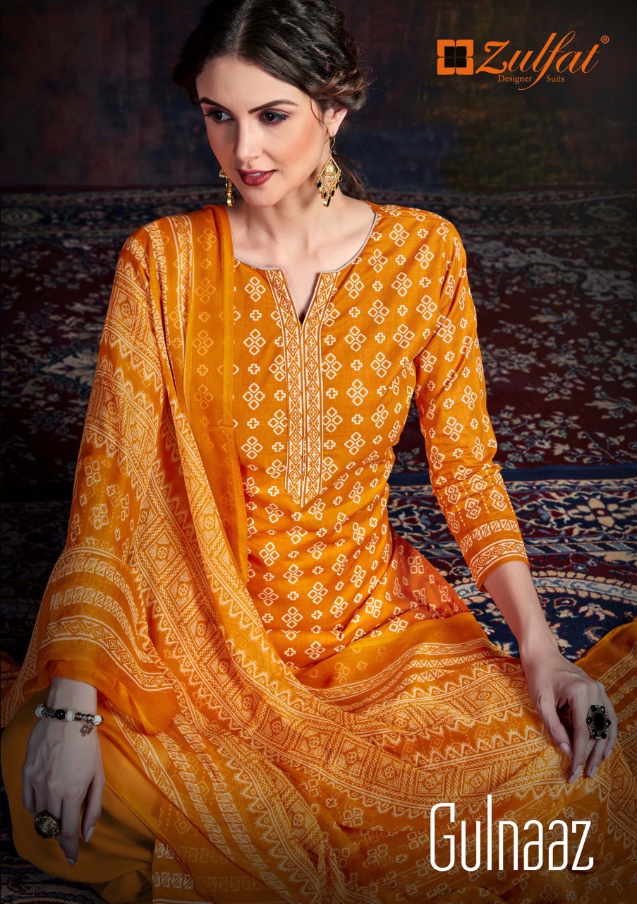 Zulfat Gulnaaz Vol 2 Cotton Printed Dress Materials Wholesaler