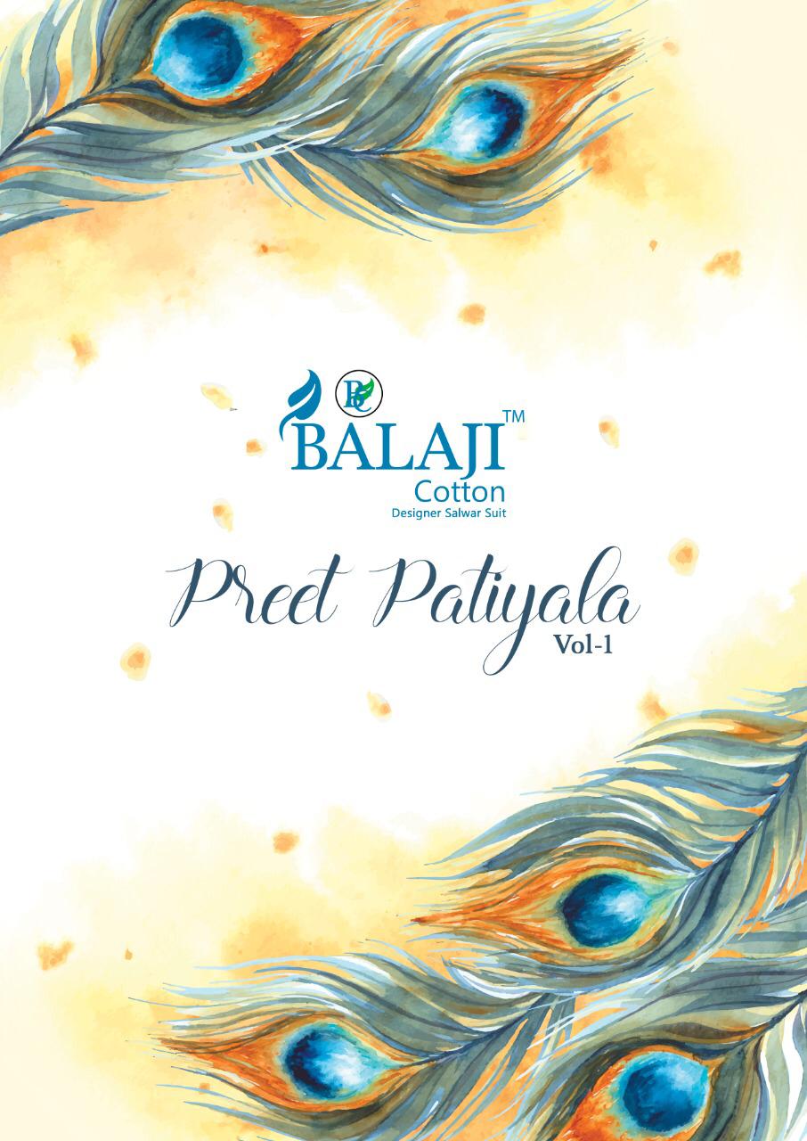 Balaji Cotton Preet Patiyala Cotton Readymade Suits Wholesaler