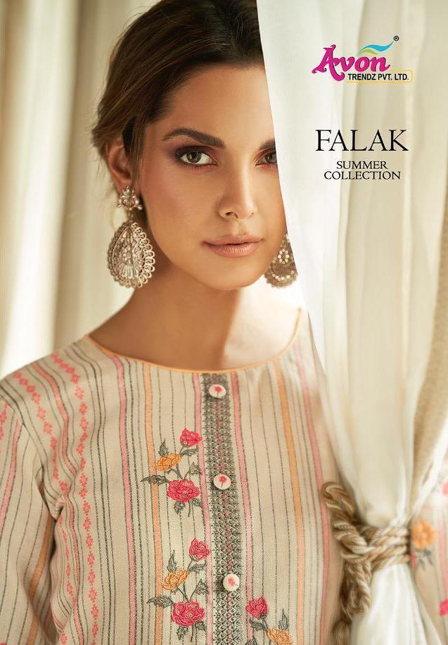 Avon Trendz Falak Vol 2 Cotton Satin Latest Designs Dresses Collection