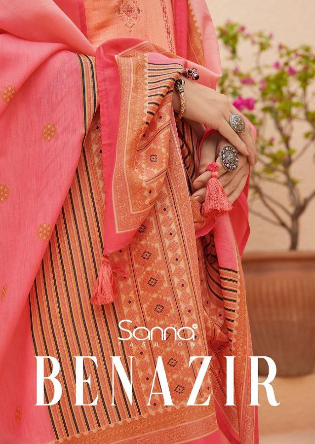 Benazir By Sanna Fashion Cotton Jam Silk Ethnic Suits Collection