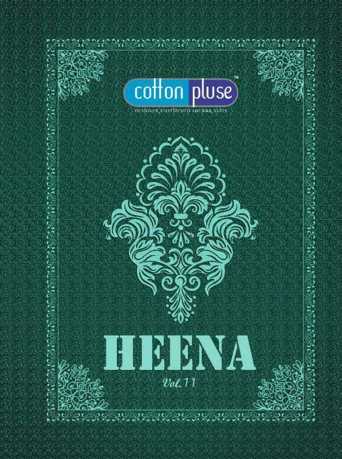 Cotton Plus Present Heena Vol 11 Cotton Dress Materials In Surat