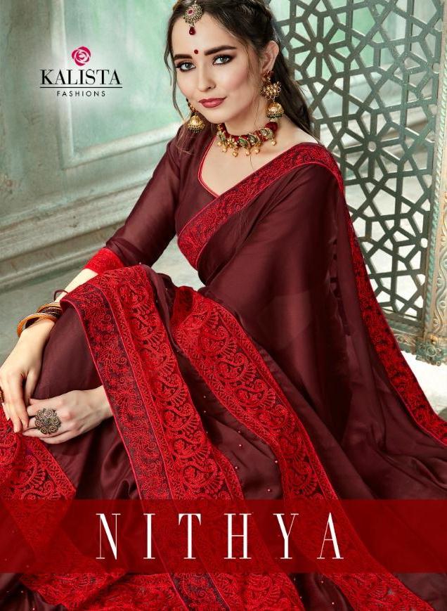 Kalista Industries Launch Nithya Jeni Silk Traditional Wear Saree Wholesaler