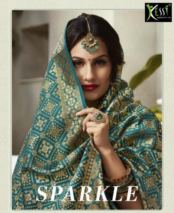 Kessi Launch Sparkle 1331-1338 Series Silk Designer Lehengas Online In India