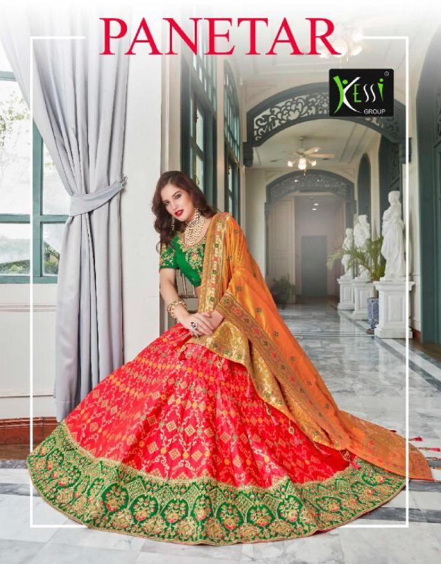 Kessi Panetar 3231-3236 Series Silk Jacquard Bridal Lehanga Wholesaler
