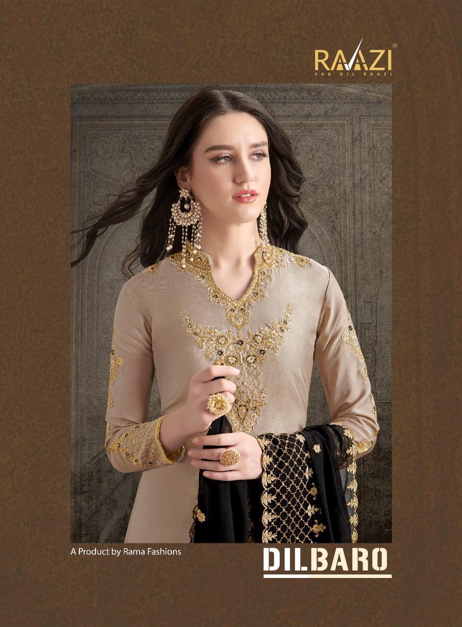 Raazi Dilbaro 30033-30040 Series Heavy Sharara Style Exclusive Branded Suits Collection