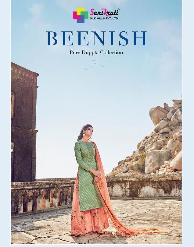 Sanskruti Beenish 555-564 Series Fancy Ladies Suits Wholesaler In Surat India