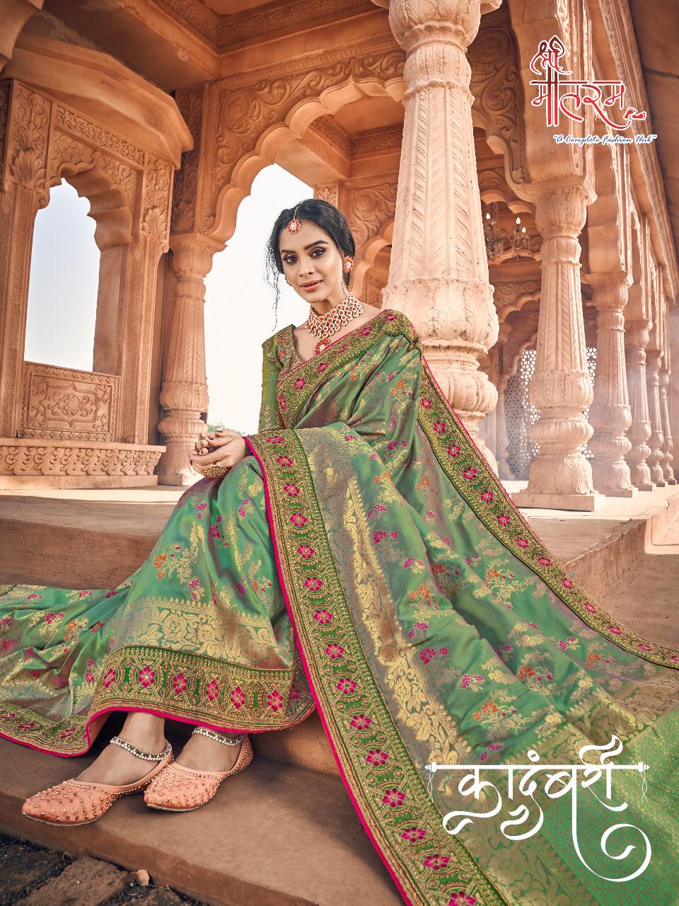 Shree Mataram Kadambari 4701-4709 Series Heavy Party Wear Saris Collection 2020 Buy Online