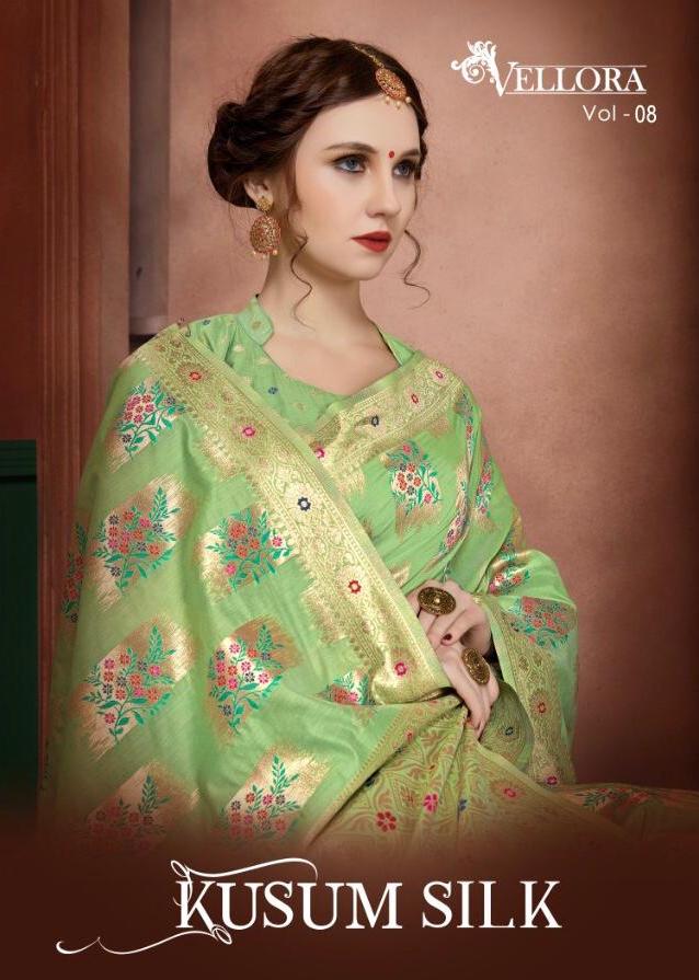 Vellora Vol 8 By Kesari Exports Banarasi Cotton Silk Traditional Wear Saree