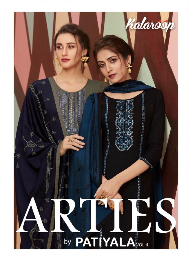 Arties By Patiala Vol 4 By Kalaroop Rayon Ready Made Patiyala Suits