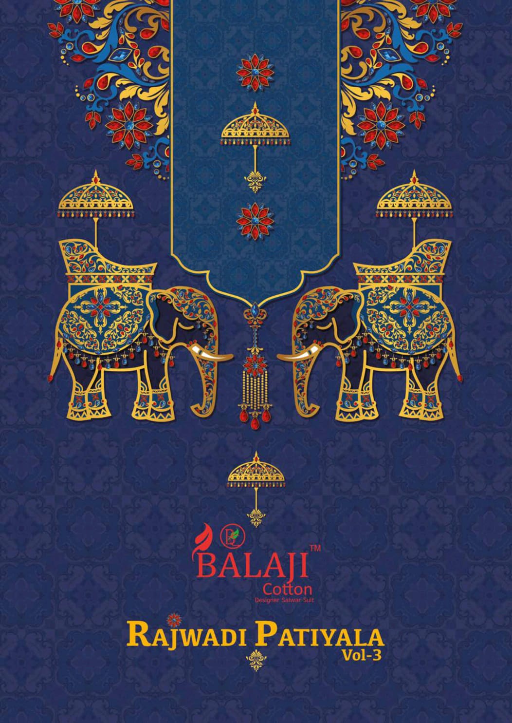 Balaji Cotton Rajwadi Patiyala Vol 4 Readymade Cotton Dress Materials
