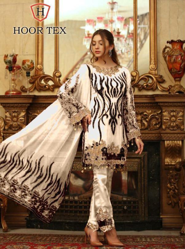 Hoor Tex 19001 Hit Designs Colors Pakistani Dresses Supplier In Surat