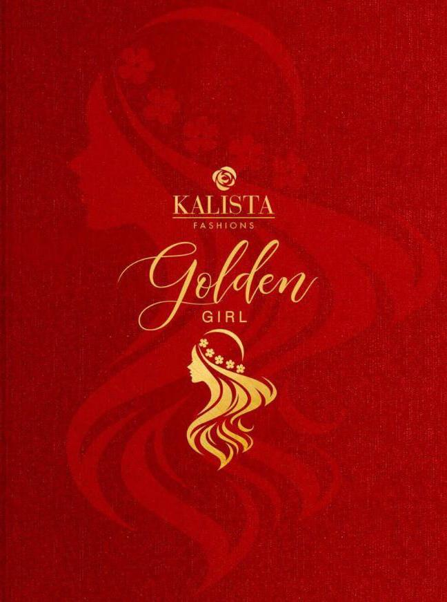 Kalista Golden Girl Sana Silk Embroidery Saree Online Supplier